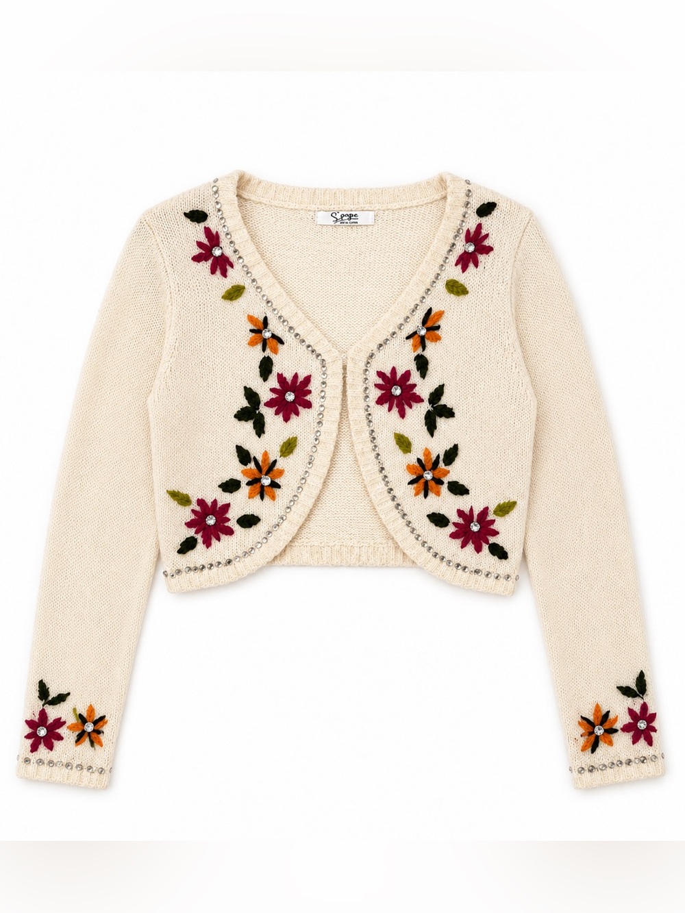 ☕️Embroidered cardigan